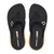 Chinelo Kenner Rakka L7 - Preto com detalhes em dourado