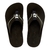 Chinelo Kenner Kivah Slot - Preto - com detalhes em branco