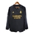 Camisa Real Madrid II 23/24 manga Longa - Torcedor Adidas Masculina - Preta com detalhes em cinza