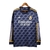 Camisa Real Madrid II 23/24 manga Longa - Torcedor Adidas Masculina - Azul com detalhes em amarelo e branco e roxo
