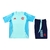 Kit Treino adulto - Camisa e Shorts - Flamengo Adidas 25/26 - Azul - CADASTRO EXPRESS