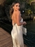 Vestido Feminino Monocromático de Cetim - comprar online