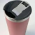 Copo Isotérmico Rosa C/ Tampa e Abridor 500ml em Aço Inox Golden Rio - Empório do Presente | Envio para Todo Brasil