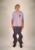 T-shirt Oversized Lavanda Homem