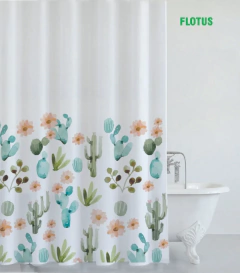 CORTINAS DE BAÑO ESTAMPADAS COUNTRY HOGAR - comprar online
