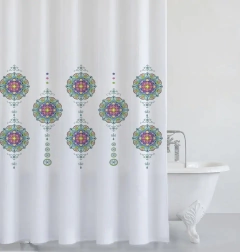 CORTINAS DE BAÑO ESTAMPADAS COUNTRY HOGAR - comprar online