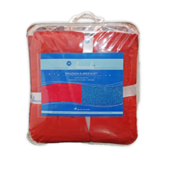 FRAZADA AMARELLO FLANNEL LISO QUEEN - ABRIL