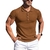 Novo polo de verão masculina sólida listra aptidão elasticidade manga curta p na internet