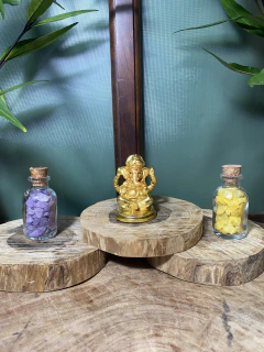Imagem Ganesha - dourado mini 6 cm
