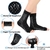 Kit 9 pares meias compressão pretas alívia dor pés fascite plantar - comprar online