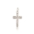 GARGANTILHA CRUCIFIXO 16 ZIRCÔNIAS ENCAPADO Á PRATA 1000 ZIRCÔNIA CRISTAL
