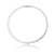PULSEIRA MASCULINA PIASTRINI 3.5MM ENCAPADA À PRATA 1000 21 CM SEM ZIRCÔNIA