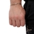 PULSEIRA TRIPLA GRUMET 2MM BANHO ROSÉ 21CM SEM ZIRCÔNIA - comprar online