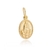 PINGENTE N.S. DE FÁTIMA OVAL 7.1MM X 9MM EM PRATA COM BANHO DE OURO SEM ZIRCÔNIA