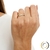 ANEL PREGO COM ZIRCÔNIAS BANHADO A OURO 18K ZIRCÔNIA CRISTAL - comprar online