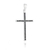 PINGENTE CRUCIFIXO CRAVEJADO COM 28 ZIRCÔNIAS 22MM X 44MM