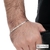 PULSEIRA MASCULINA PIASTRINI 3.5MM ENCAPADA À PRATA 1000 21 CM SEM ZIRCÔNIA - comprar online