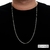 CORRENTE MASCULINA CARTIER COMPRIDO 2.8MM ENCAPADA À PRATA 1000 70CM SEM ZIRCÔNIA - comprar online