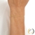 PULSEIRA AMENDOIM 1.8MM 19CM BANHADA A OURO 18K SEM ZIRCÔNIA - comprar online