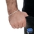 PULSEIRA FEMININA CARTIER CADEADO 4.4MM ENCAPADA À PRATA 1000 SEM ZIRCÔNIA - comprar online