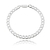 PULSEIRA MASCULINA GRUMET 6MM ENCAPADA À PRATA 1000 21CM SEM ZIRCÔNIA