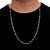 CORRENTE MASCULINA 3X1 3MM BANHADA A OURO 18K 70 CM SEM ZIRCÔNIA - comprar online