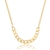 GARGANTILHA CHOCKER GRUMET BANHO ROSÉ 40 CM SEM ZIRCÔNIA