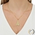 GARGANTILHA MÃE APARECIDA ESTILO ÁRVORE COM COROA BANHADA A OURO 18K 45 CM SEM ZIRCÔNIA - comprar online
