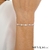 PULSEIRA PÉROLAS EM PRATA DE LEI 925 - comprar online