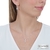 CONJUNTO CADEADO ENCAPADO À PRATA 1000 ZIRCÔNIA CRISTAL - comprar online