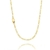 CORRENTE FEMININA 3X1 3MM BANHADA A OURO 18K 50 CM SEM ZIRCÔNIA