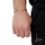 PULSEIRA DUPLA 3X1 5MM E GRUMET 2.8MM BANHO ROSÉ 21CM SEM ZIRCÔNIA - comprar online
