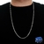 CORRENTE MASCULINA PIASTRINI 2.1MM 70CM ENCAPADA À PRATA 1000 SEM ZIRCÔNIA - comprar online