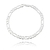 PULSEIRA MASCULINA 3X1 6MM 21CM ENCAPADA À PRATA 1000