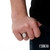 ANEL OVAL FOSCO PRATEADO - comprar online