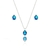 CONJUNTO GOTA ZIRCONIA ROYAL