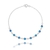 PULSEIRA ZIRCÔNIAS REDONDAS AZUL ROYAL EM PRATA DE LEI 925