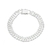 PULSEIRA GRUMMET 10MM ENCAPADA À PRATA 1000 23CM SEM ZIRCÔNIA