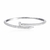 BRACELETE PREGO ENCAPADO Á PRATA 1000 ZIRCÔNIA CRISTAL