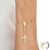 PULSEIRA FEMININA TERÇO BOLA 3.5MM BANHADA A OURO 18K 19 CM SEM ZIRCÔNIA - comprar online