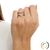 ANEL CORAÇÃO VAZADO GRANDE CRAVEJADO BANHADO A OURO 18K ZIRCÔNIA COLORS - comprar online