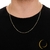 CORRENTE ELO PORTUGUÊS 60CM BANHADA A OURO 18K SEM ZIRCÔNIA - comprar online