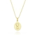 GARGANTILHA N. SENHORA OVAL DIAMANTADO BORDA 12MM X 20MM BANHADA A OURO 18K SEM ZIRCÔNIA