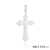 PINGENTE CRUCIFIXO PONTAS PONTILHADAS 26.3MM X 42.44MM EM PRATA DE LEI 925 SEM ZIRCÔNIA