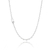 CORRENTE FEMININA CARTIER CADEADO 3.6MM ENCAPADA À PRATA 1000 40 CM SEM ZIRCÔNIA