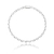 PULSEIRA FEMININA CARTIER CADEADO 4.4MM ENCAPADA À PRATA 1000 SEM ZIRCÔNIA