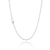 CORRENTE FEMININA CARTIER CADEADO 3.6MM ENCAPADA À PRATA 1000 50 CM SEM ZIRCÔNIA