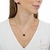 CONJUNTO CORAÇÃO GALERIA 10MM BANHO ROSÉ ZIRCÔNIA PRETA - comprar online