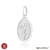 PINGENTE OVAL ANJO AYEL SALMO 36 15.3MM X 25.5MM EM PRATA DE LEI 925 SEM ZIRCÔNIA