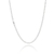 CORRENTE FEMININA GRUMET 2.8MM ENCAPADA À PRATA 1000 40 CM SEM ZIRCÔNIA